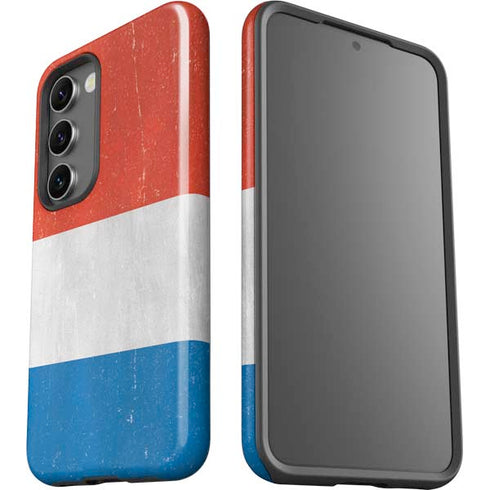 Netherlands Flag Distressed Galaxy S23 Plus Pro Case